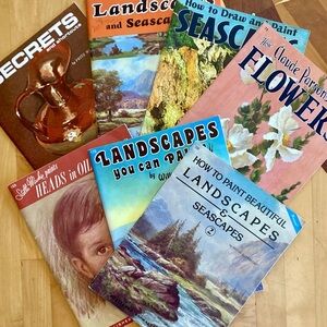 Vintage Walter Foster Painting Instruction Books Lot Of 7